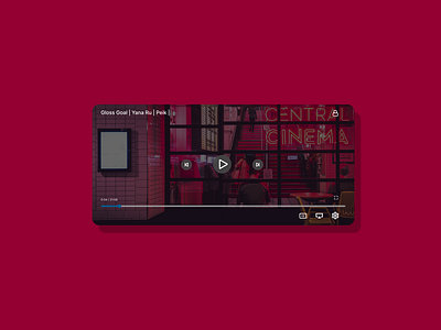 DailyUI 57 - Video Player