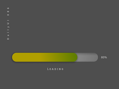 DailyUI 86 - Progress Bar app dailyui dailyui86 design gradients loading product design progress bar ui ux