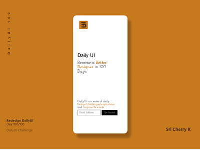DailyUI 100 - Redesign DailyUI app dailyui dailyui100 design product design redesign redesigndauilyui ui ux