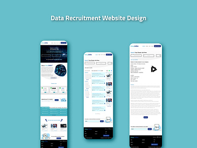 Data recruitment website design