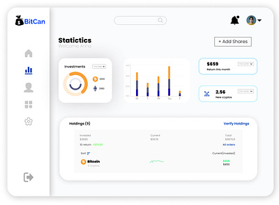 Crypto exchange dashboard UI design branding design figmadesign illustration ui uidesign visualdesign webdesign