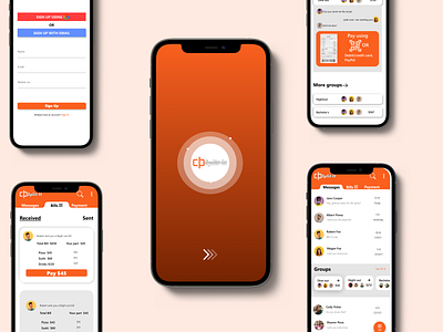 Bill Split App UI Deisgn