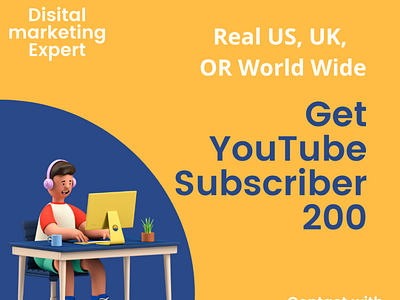 You Will Get Real UK,US World Wide YouTube Subscriber 200,3 days youtube youtube subscriber