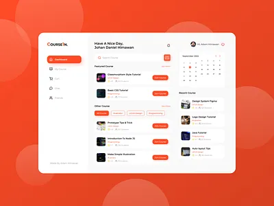 Course1n Online Course Website Design 📚 app course coursewebsite design ui ux webdesign