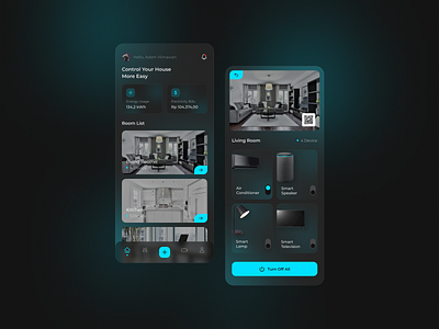 Semart Smart Home Mobile App Design 🏡