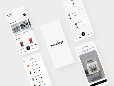 Pesenkopi Mobile App Design ☕️ app coffee design mobileapp ui uiux ux