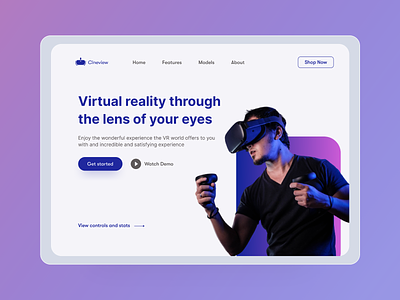 Virtual Reality Landingpage