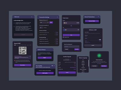 Blockchain UI component