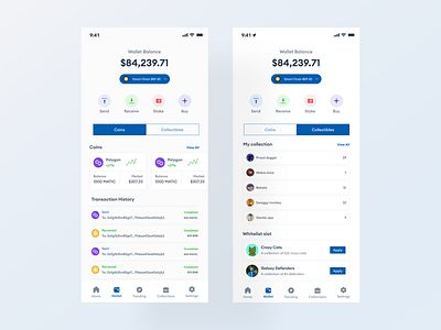 NFT mobile marketplace blockchain crypto nft ui ux web3