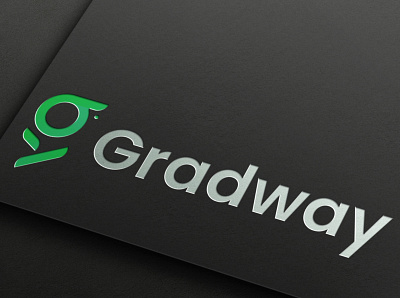 Gradway art branding design flat graduation cap graphic design illustration illustrator logo minimal painting typography ui ux vector