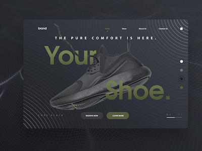 Landing Page Shoes