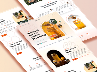 Sweet Honey Website Design