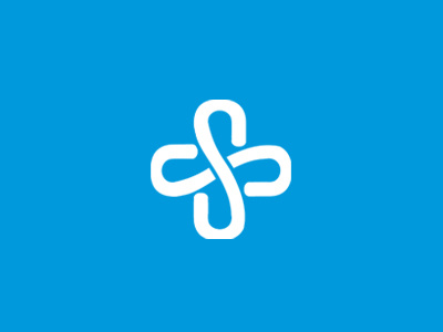 SafetySit Logo blue cross effective logo medical simple ss