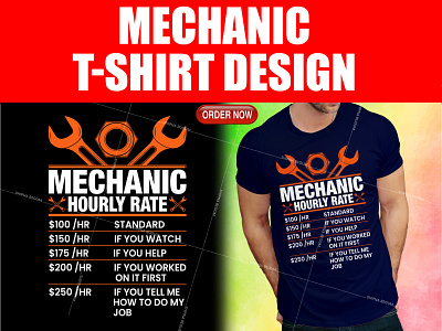 Mechanic T-shirt design