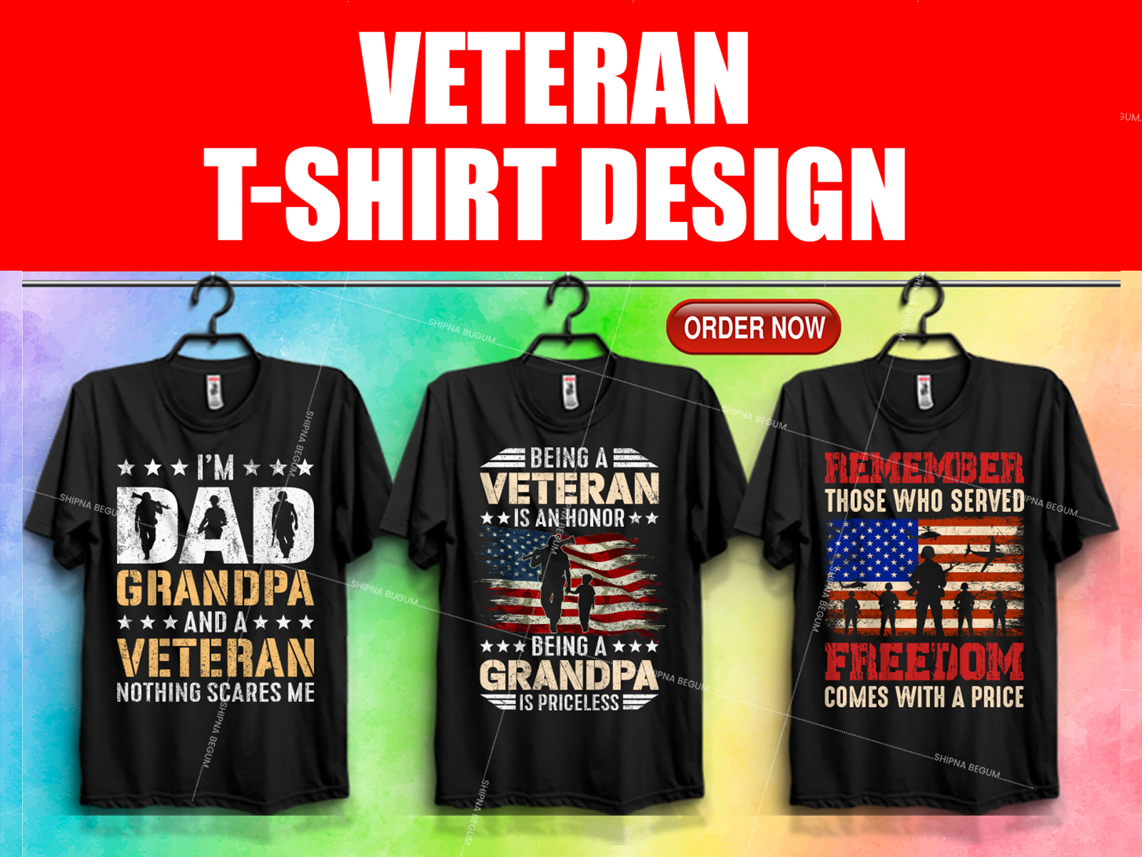 Veteran T-Shirt Design Projects