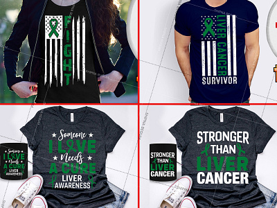 liver Cancer T-Shirt design