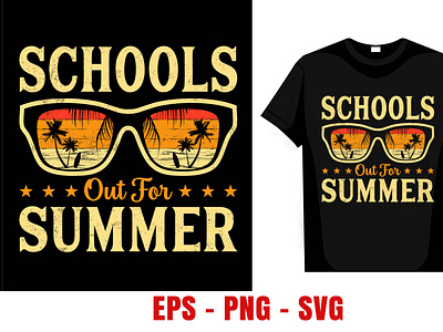 Summer vintage t shirt design