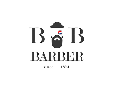 BOB the Barber barber barbershop branding dailylogochallenge design logo