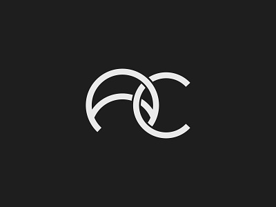 A-C Monagram Logo Design design logo minimal monagram typography