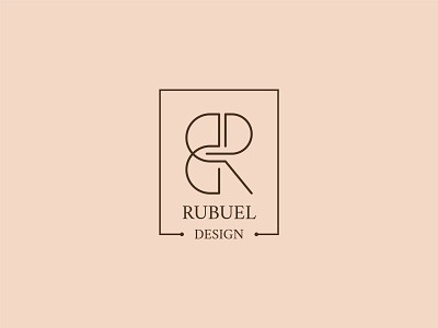 Rubuel Design Logo Design design logo minimal monagram typography