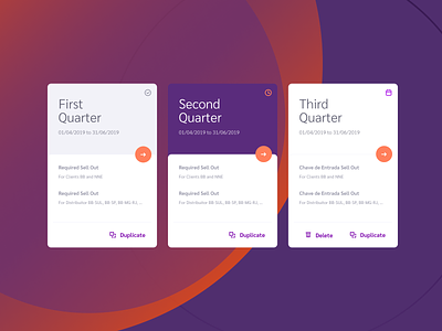 Phase Management Cards | PAT campaign management cards components dashboard figma interface phase product design states ui ui design