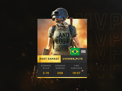 PUBG Esports Official Portal | MVP Cards