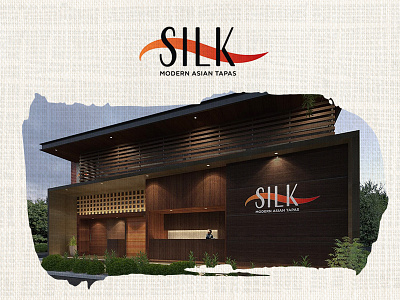 Logo for Silk Restaurant asian branding chosen dining final restaurant silk road