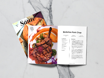 Saute Magazine Issue No.3 culinary delicious design editorial food hoodzpah design magazine saute