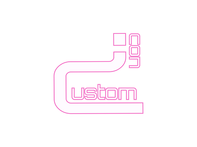 CUSTOMICON branding design icon illustration illustrator logo typography ui ux vector