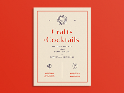 Crafts & Cocktails Poster