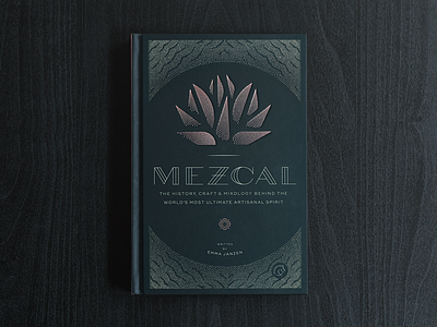 Mezcal Book Cover Design agave book botanical custom type design dots flower horse mexican mezcal oaxacan typography