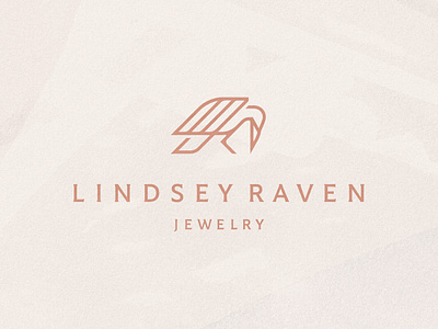 Lindsey Raven Jewelry brand craft design identity jewelry raven typography water color