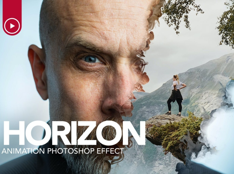 Gif Animated Horizon Photoshop Action by Graphic Design on Dribbble