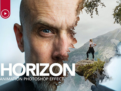 Gif Animated Horizon Photoshop Action