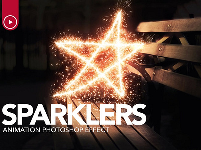 Sparklers Animation Photoshop Action