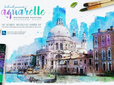 Aquarelle Watercolor Painting Photoshop Action action digital effect effects manipulation photography photomanipulation photoshop photoshop action photoshop art photoshop editing professional realistic watercolor watercolor art watercolor clipart watercolor illustration watercolor painting