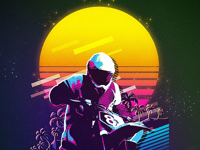 80's Retro Poster Photoshop Action