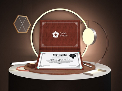 Certificate Neon Mockups