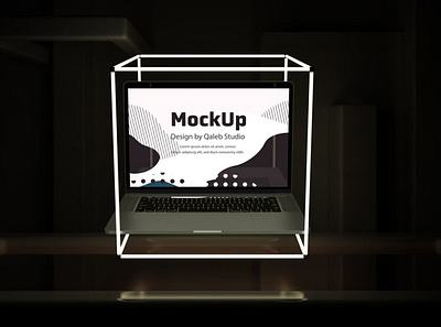 MacBook Neon Mockups abstract clean device display laptop mac macbook mockup neon phone phone mockup presentation realistic simple smartphone theme ui ux web design website