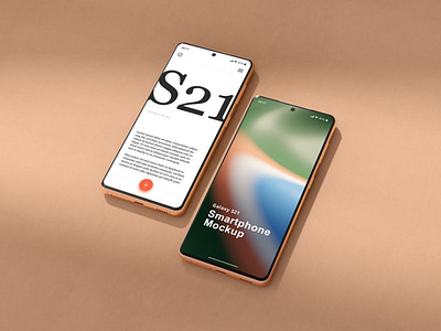 Phone Mockup Scenes Galaxy S21