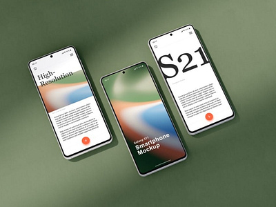 Phone Mockup Scenes Galaxy S21