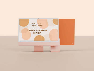 iMac 2021 Mockup all variant colors