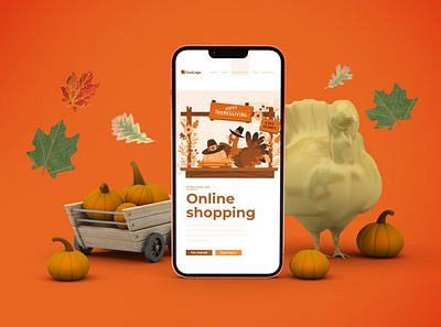 Thanksgiving iPhone 13 Mockups abstract apple clean device display ios iphone iphone 13 mockup phone phone mockup presentation realistic screen simple smartphone thanksgiving theme ui ux