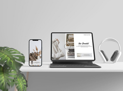 Multi Device Responsive Mockup abstract clean device devices display laptop mac macbook mockup multi multi device multi device responsive phone phone mockup realistic responsive simple smartphone theme ui