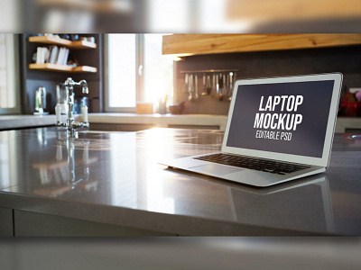 Home Laptop Screen Mockup Set