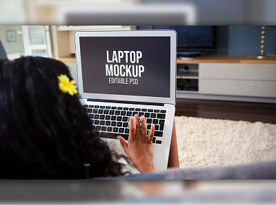 Home Laptop Screen Mockup Set abstract clean device display laptop mac macbook mockup phone phone mockup presentation realistic simple smartphone theme ui ux web webpage website