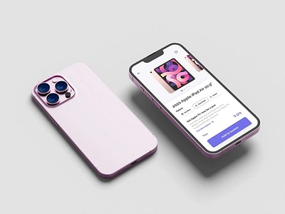 Pink iPhone 13 Pro Mockup app apple device display ios iphone iphone 13 iphone 13 pro isolated mobile mockup pink presentation pro screen screens showcase ui ux web