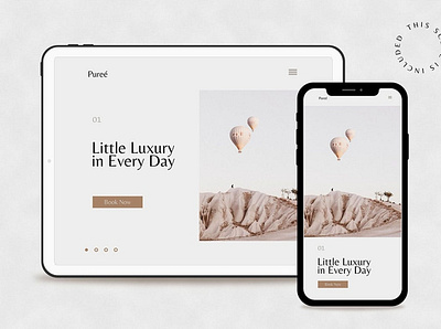 Responsive Minimal Modern Device Mockups abstract clean design device display laptop mac minimal mockup modern phone phone mockup realistic responsive screen screens simple smartphone ui ux