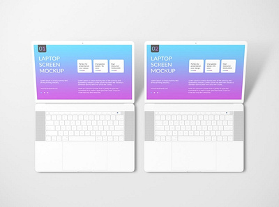 Unicolor Laptop Mockup abstract app clean color design development device display laptop mac macbook mockup mockups presentation realistic simple theme ui unicolor ux