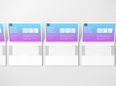Unicolor Laptop Mockup abstract app clean color design development device display laptop mac macbook mockup mockups presentation realistic simple theme ui unicolor ux